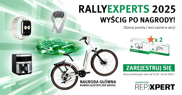 Startuje 6 edycja akcji promocyjnej RALLYEXPERTS w programie lojalnościowym Schaeffler REPXPERT Startuje 6 edycja akcji promocyjnej RALLYEXPERTS w programie lojalnościowym Schaeffler REPXPERT