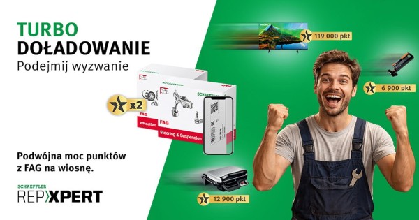 TURBODOŁADOWANIE – podejmij wyzwanie! Program lojalnościowy Schaeffler REPXPERT startuje z wiosenną akcją promocyjną z atrakcyjnymi nagrodami