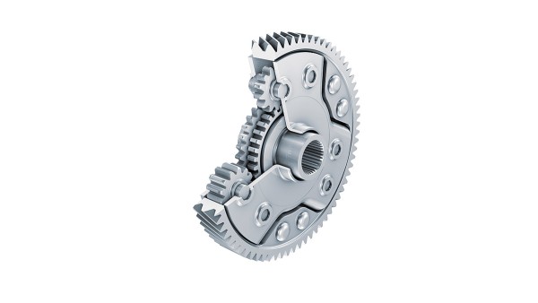Mechanizm różnicowy o lekkiej konstrukcji